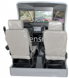 三屏汽车驾驶模拟器(全塑料外壳、双人座、3台22寸显示器)